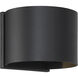 Lightgate LED 6 inch Matte Black Wall Sconce Wall Light