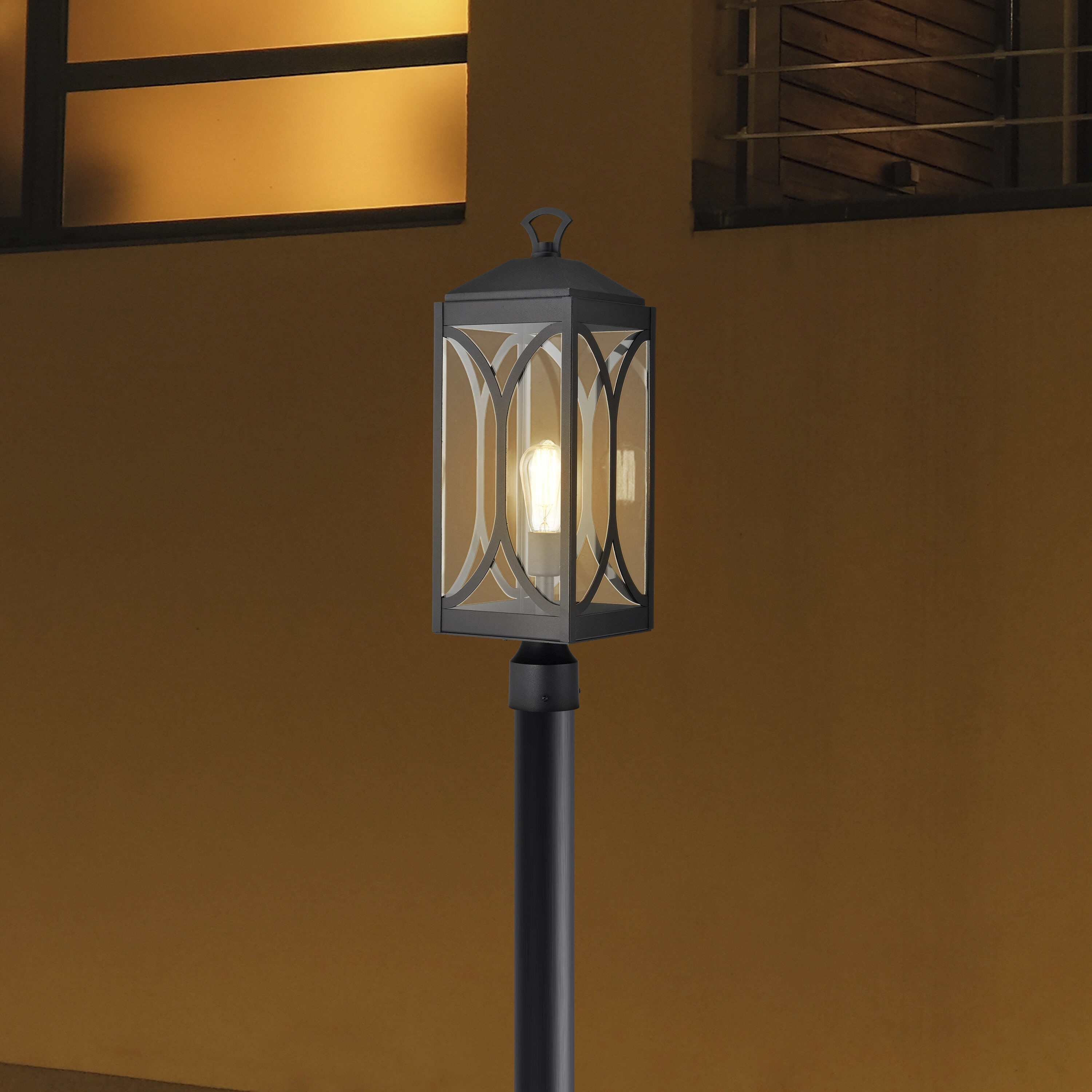Oaklyn 1 Light 23.13 inch Matte Black Outdoor Post Light