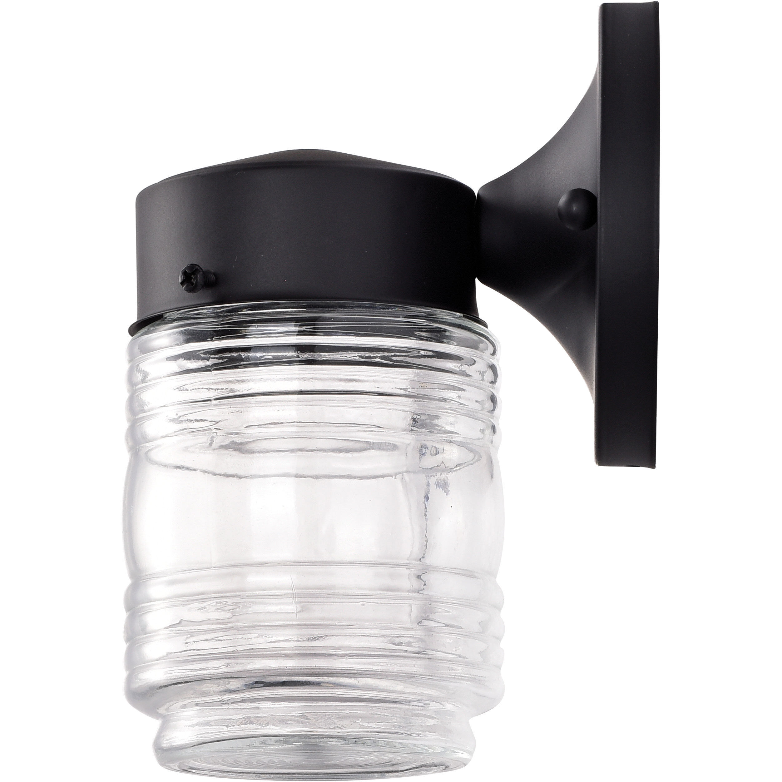 Brentwood LED 7 inch Black Outdoor Wall Mount