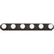 Brentwood 6 Light 36 inch Mahogany Bronze Vanity Light Wall Light