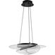 Geneva LED 17.75 inch Matte Black Pendant Ceiling Light