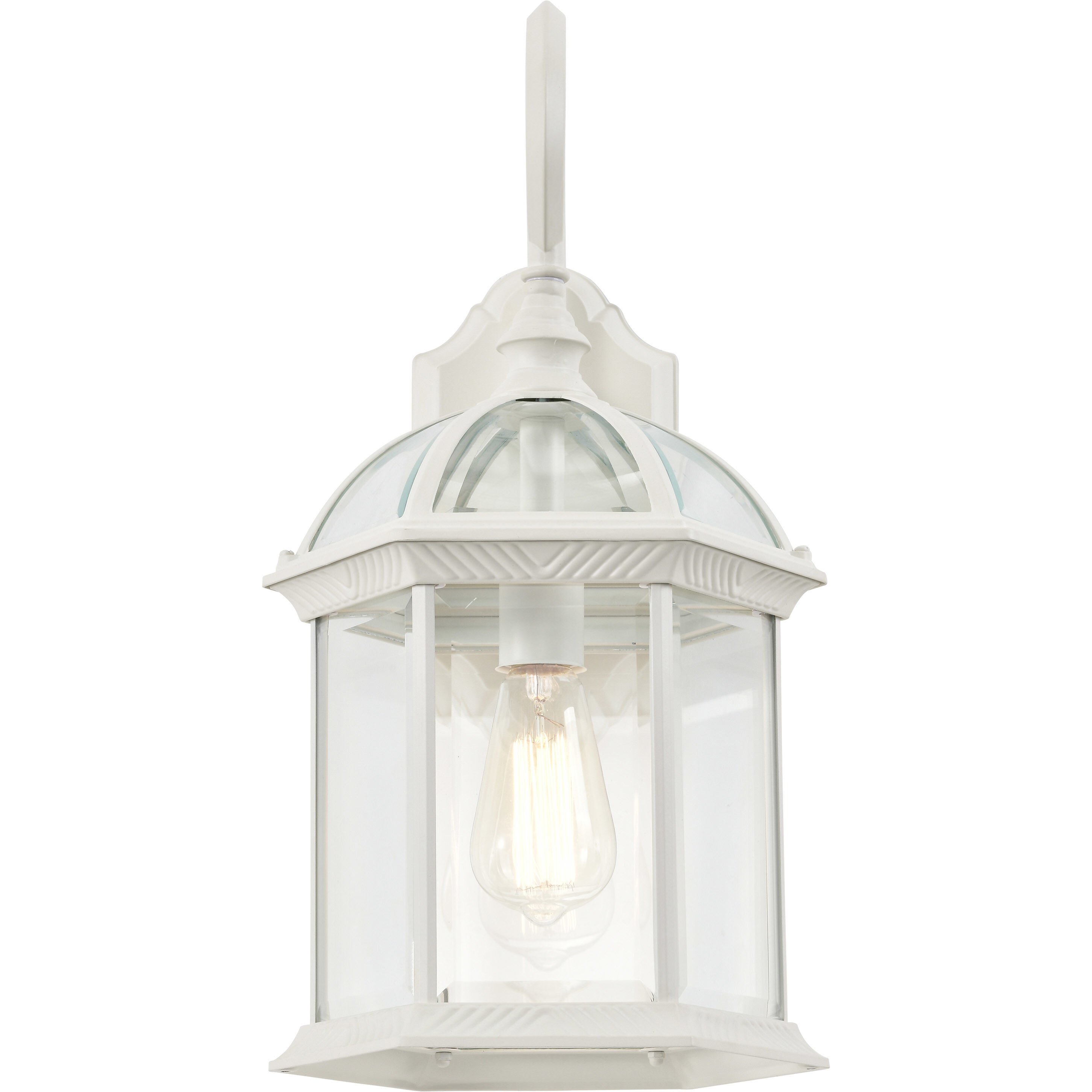 Boxwood 1 Light 19 inch White Outdoor Wall Lantern