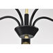 Marc 5 Light 28.5 inch Matte Black Chandelier Ceiling Light