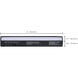 CounterQuickSlim 120 LED 6 inch Black Under Cabinet & Cove