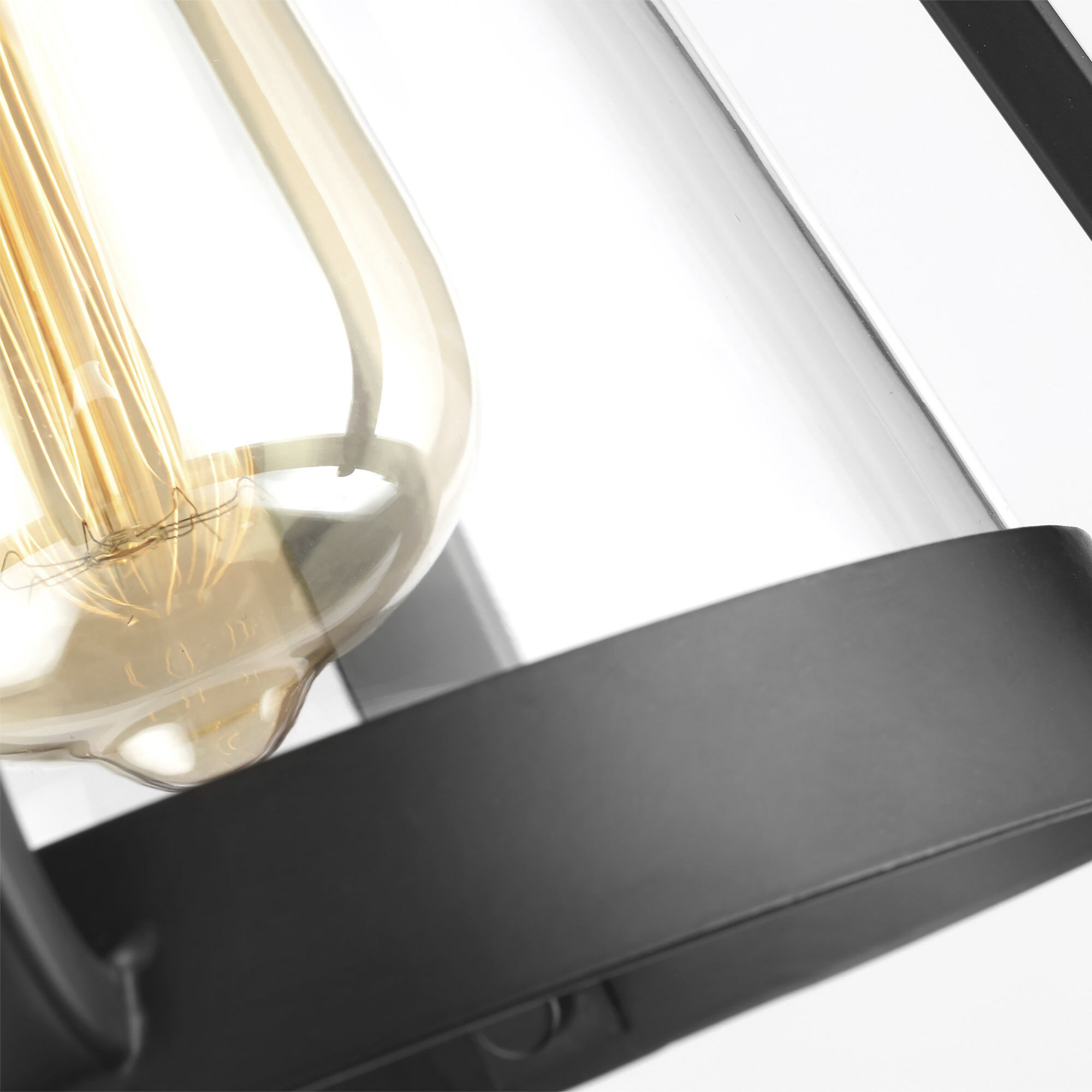 Everett 1 Light 7.13 inch Matte Black Bathroom Vanity Lights Wall Light