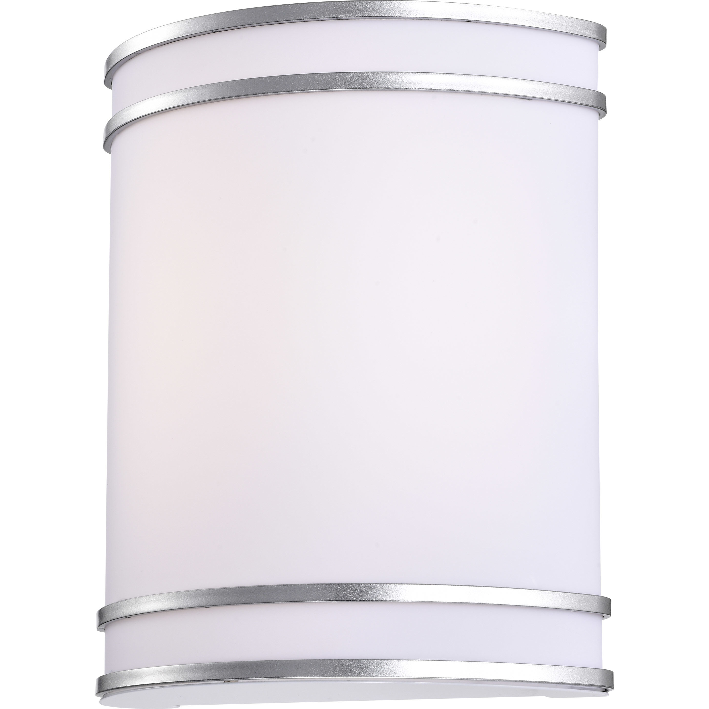 Glamour LED 9 inch Brushed Nickel ADA Wall Sconce Wall Light