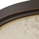 Diego LED 13 inch Mahogany Bronze Outdoor Flush Mount