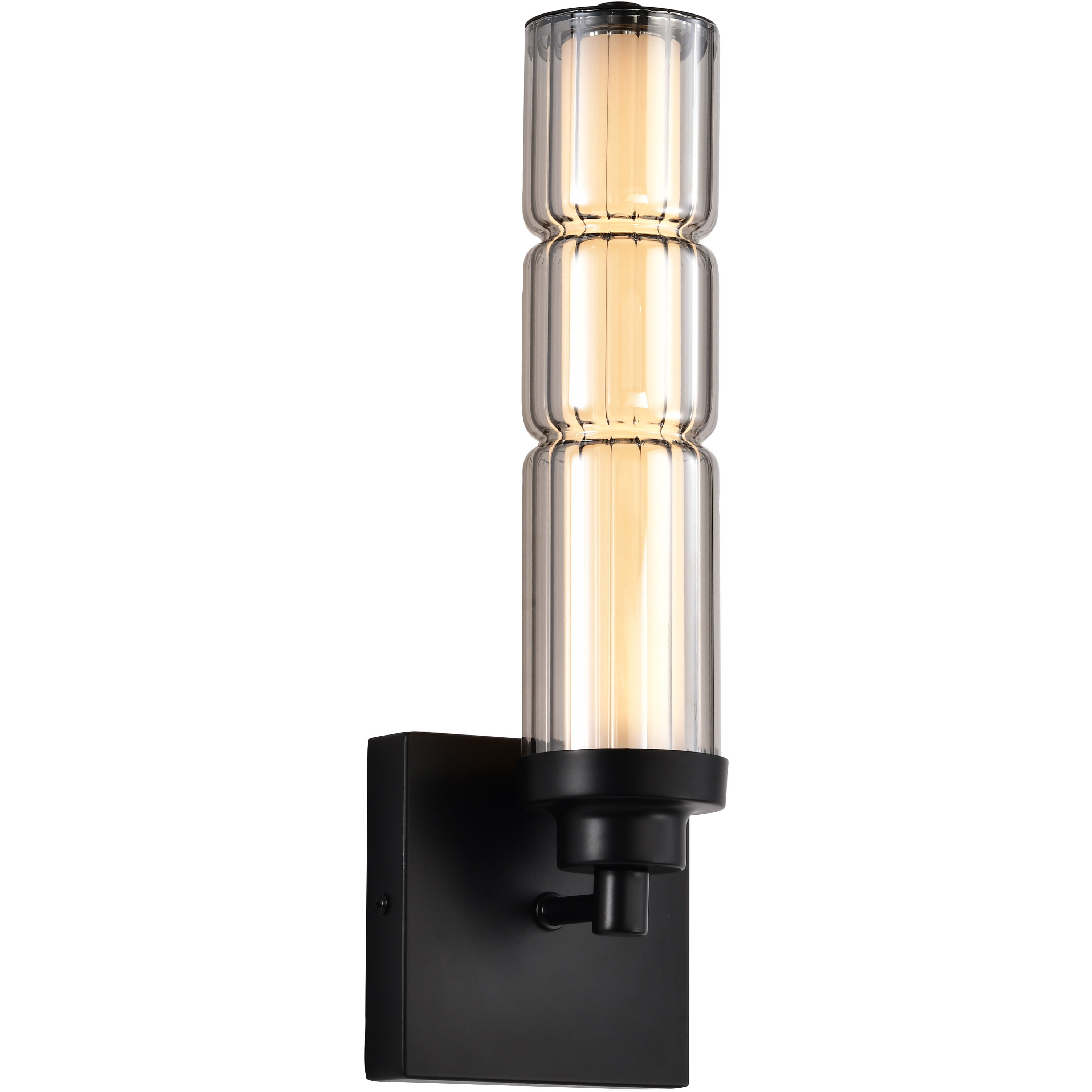 Evander LED 4.75 inch Matte Black Vanity Wall Light