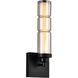 Evander LED 4.75 inch Matte Black Vanity Wall Light