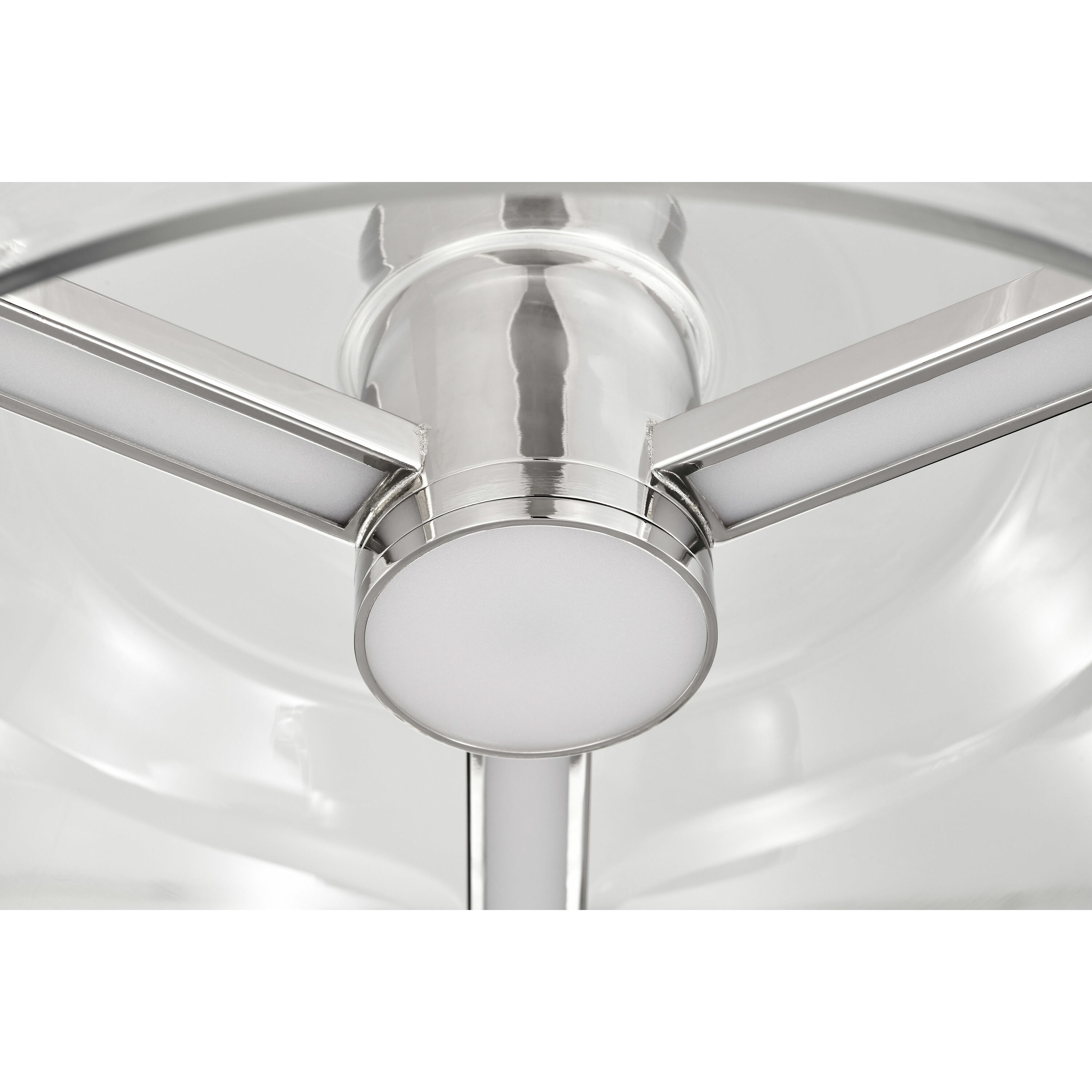 Edmond LED 17 inch Polished Nickel Pendant Ceiling Light