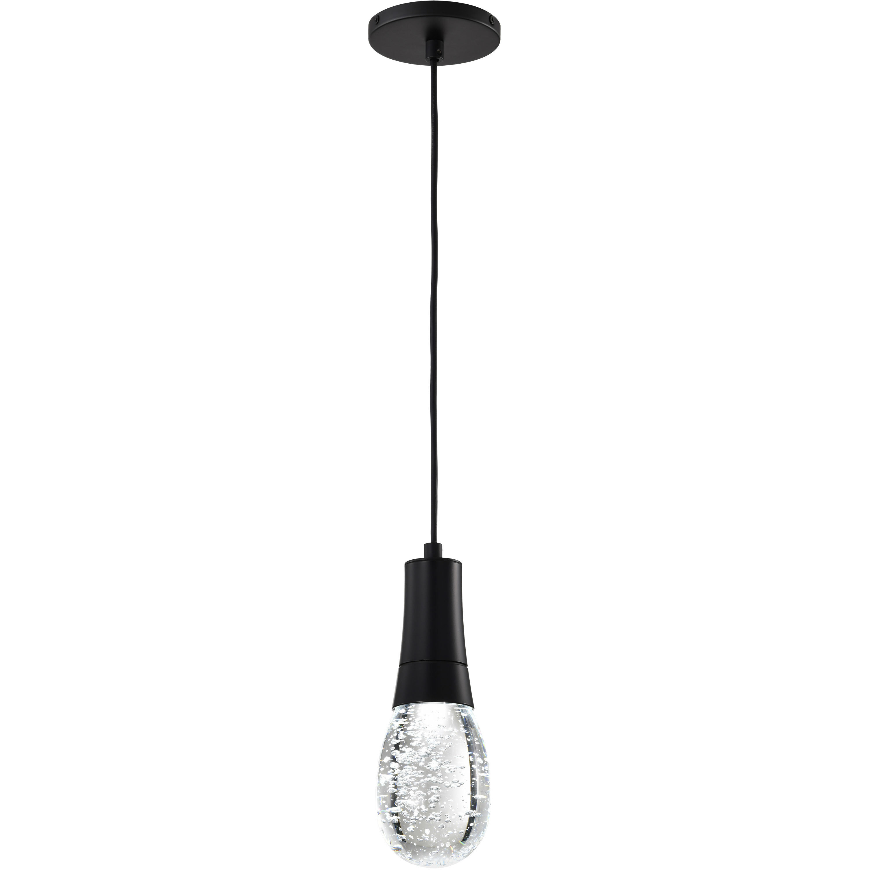 Lacey LED 3.75 inch Matte Black Pendant Ceiling Light