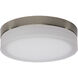 Pi LED 9 inch Brushed Nickel LED Flush Mount Ceiling Light