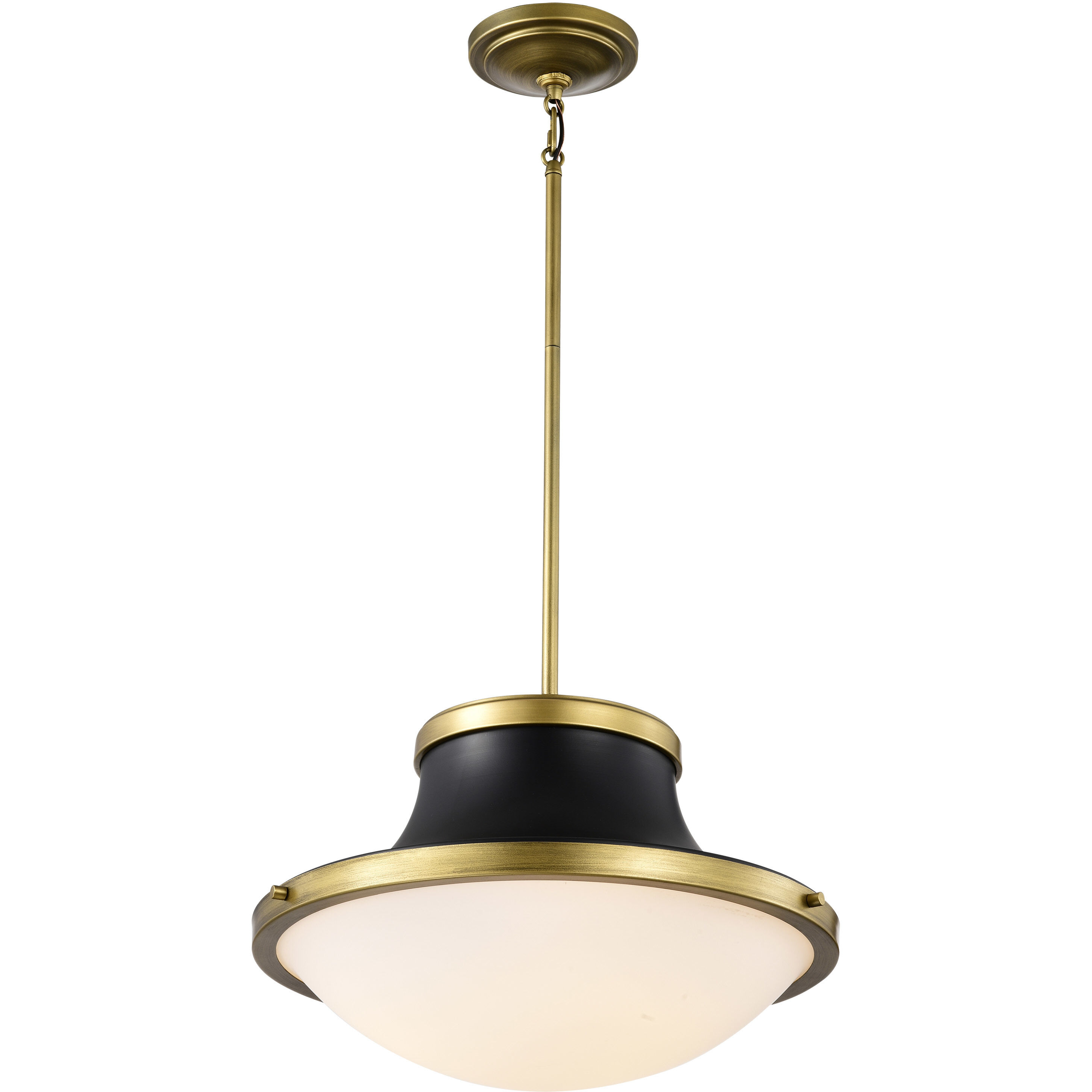 Lafayette 1 Light 18 inch Matte Black Pendant Ceiling Light