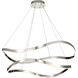Sylas LED 37.4 inch Polished Nickel Pendant Ceiling Light