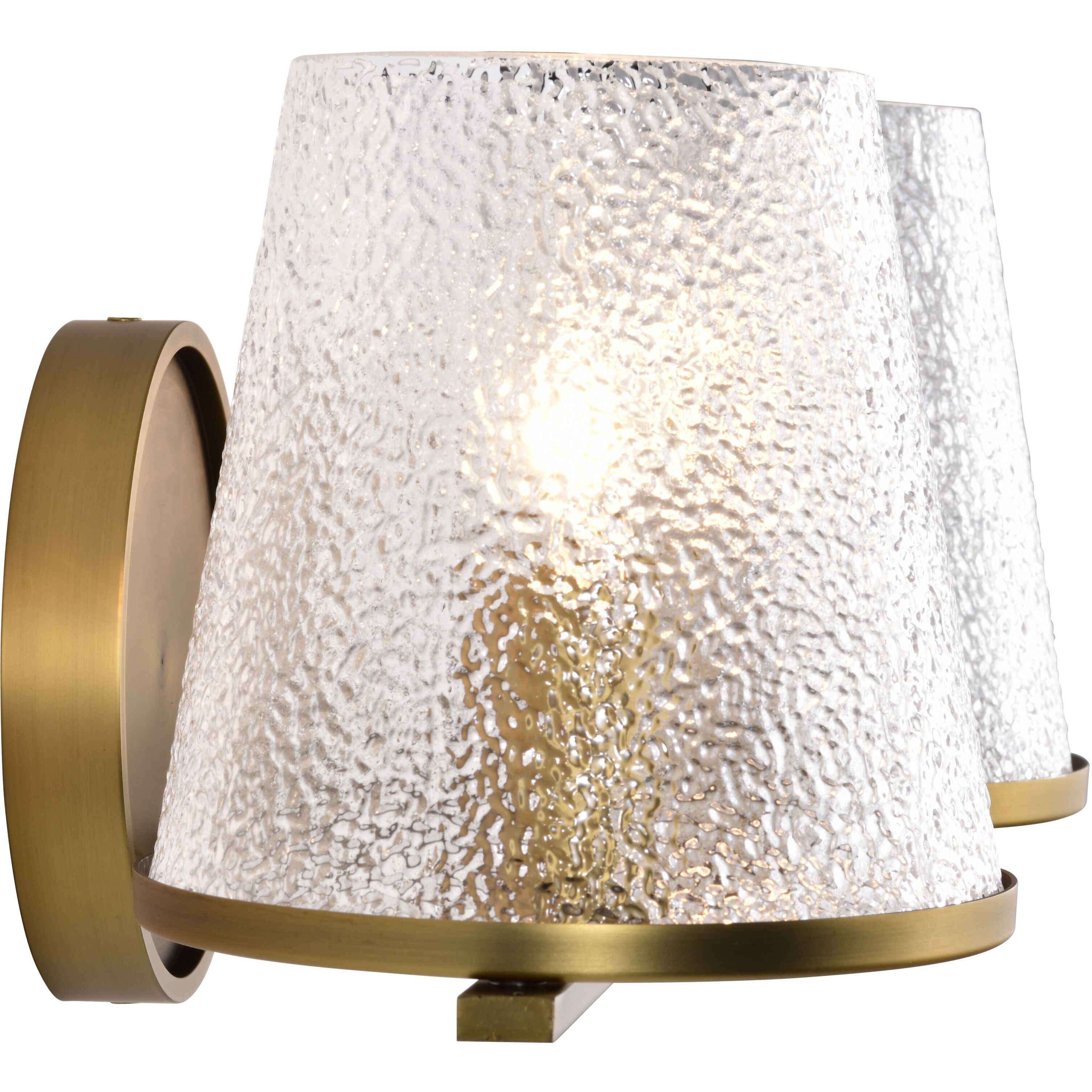 Valentine 16 inch Vintage Brass Vanity Wall Light