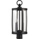 Broadstone 2 Light 21.7 inch Matte Black Outdoor Post Light