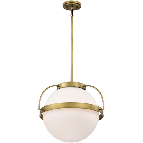 Lakeshore 1 Light 18 inch Natural Brass Pendant Ceiling Light