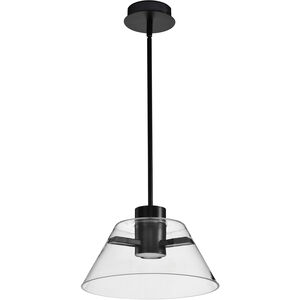 Edmond LED 13.63 inch Matte Black Pendant Ceiling Light