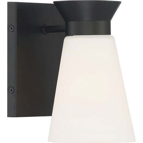 Caleta 1 Light 5 inch Black Vanity Light Wall Light