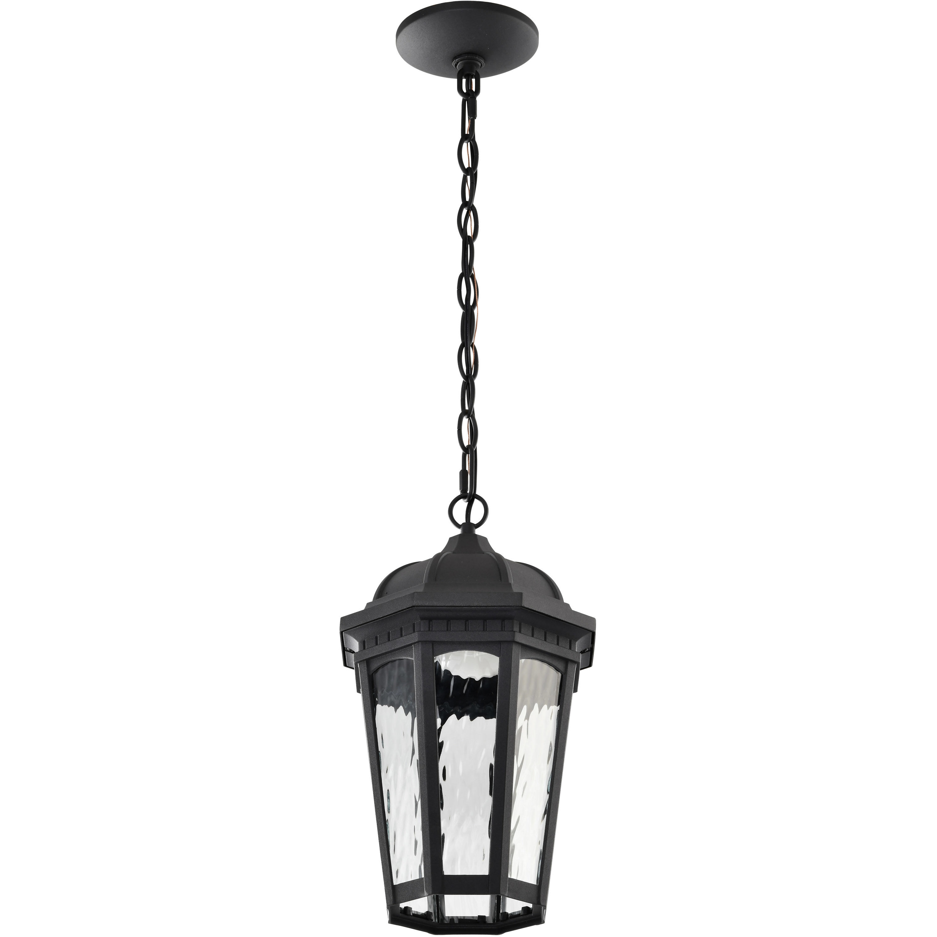 East River LED 8.25 inch Matte Black Outdoor Hanging Fixture