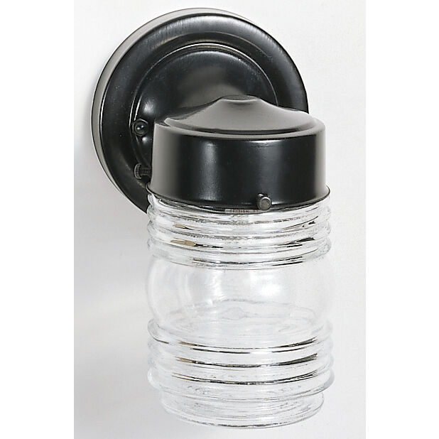 Brentwood 1 Light 9 inch Black Outdoor Wall Light