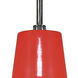 Brentwood 1 Light 16 inch Red Outdoor Pendant