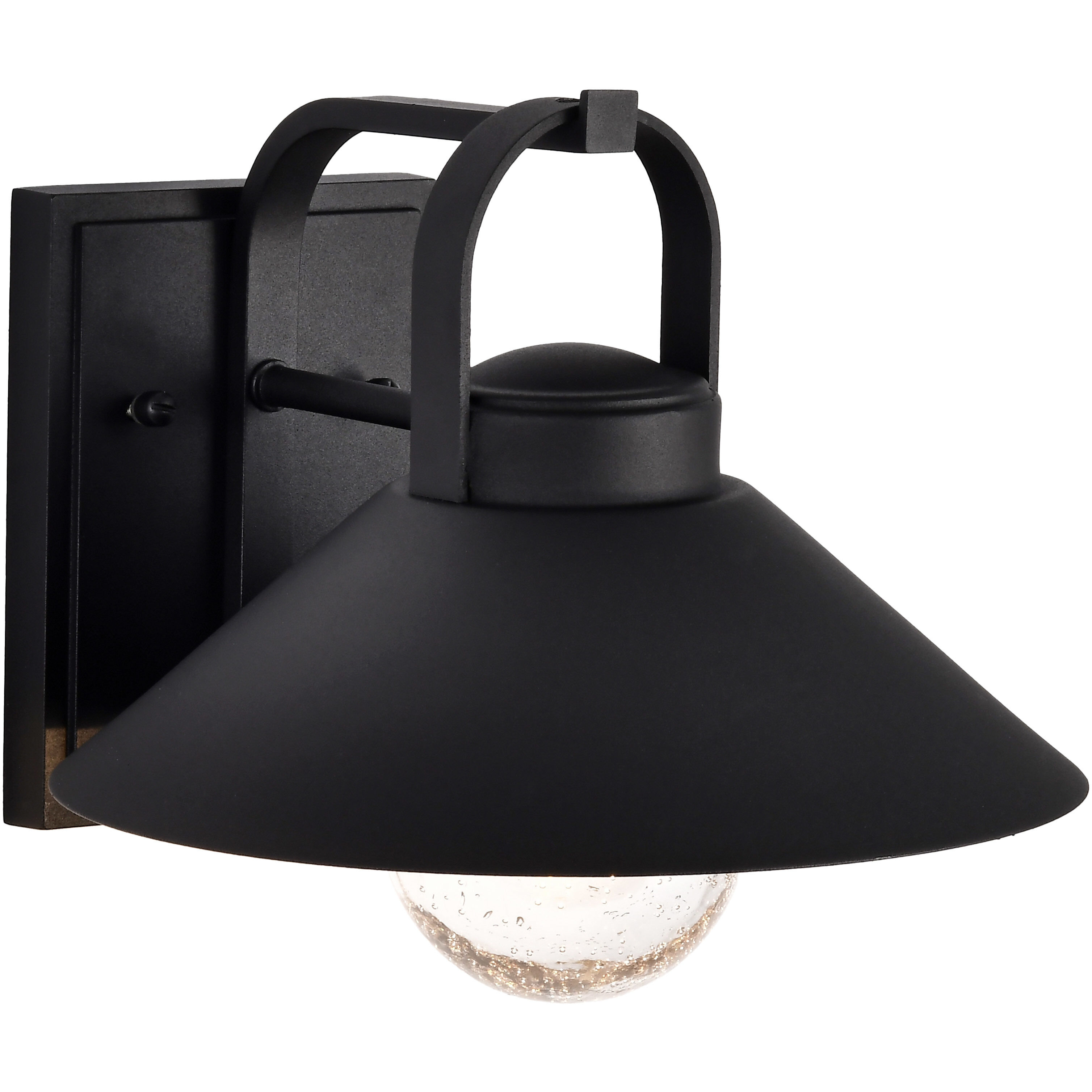 Ridge 8.88 inch Black Outdoor Wall Light