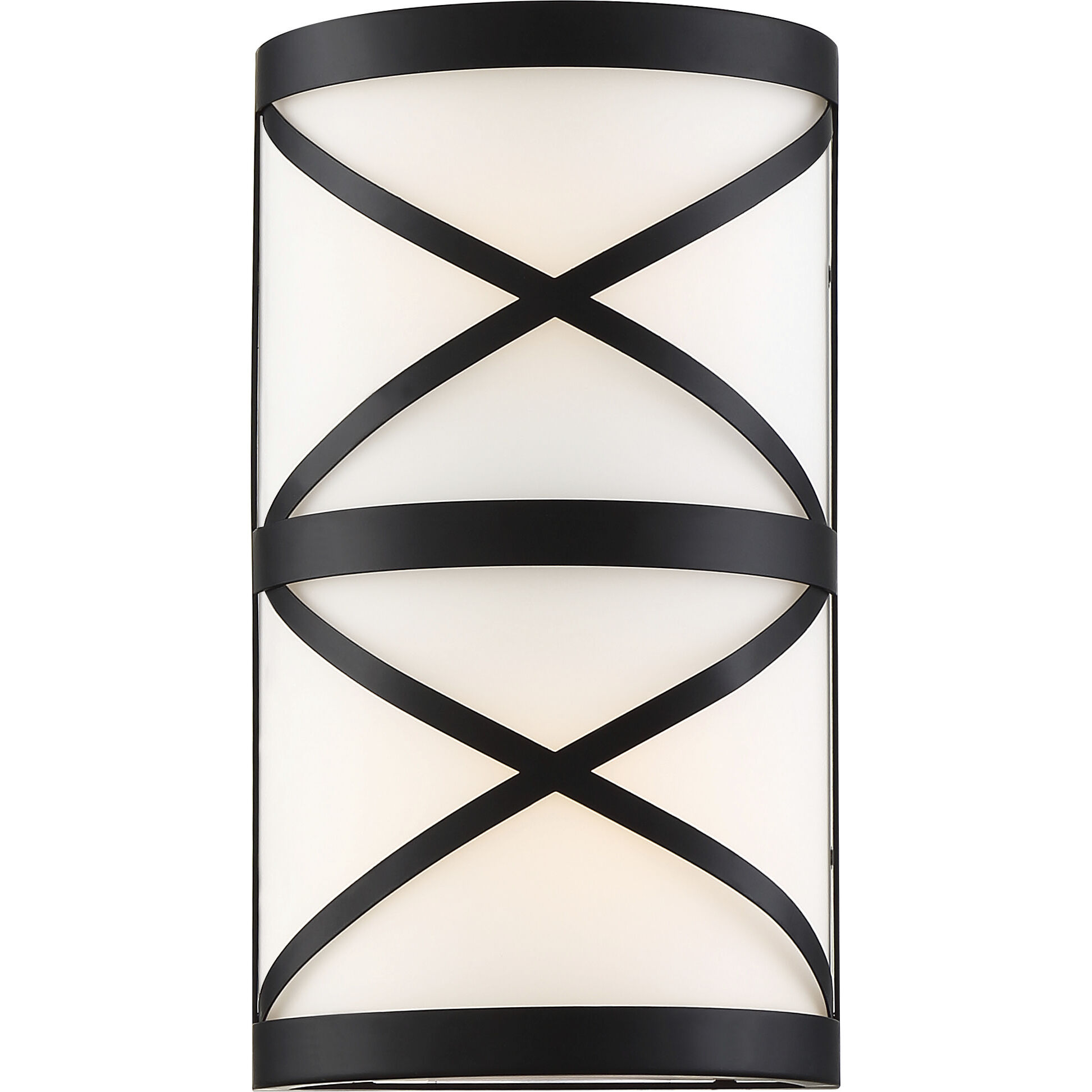 Sylph 2 Light 7 inch Aged Bronze and Satin White Vanity Light Wall Light