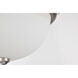 Brentwood LED 13 inch Brushed Nickel LED Flush Mount Ceiling Light