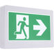 Running Man White Exit Sign
