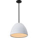 Collins 14 inch Matte Black Pendant Ceiling Light