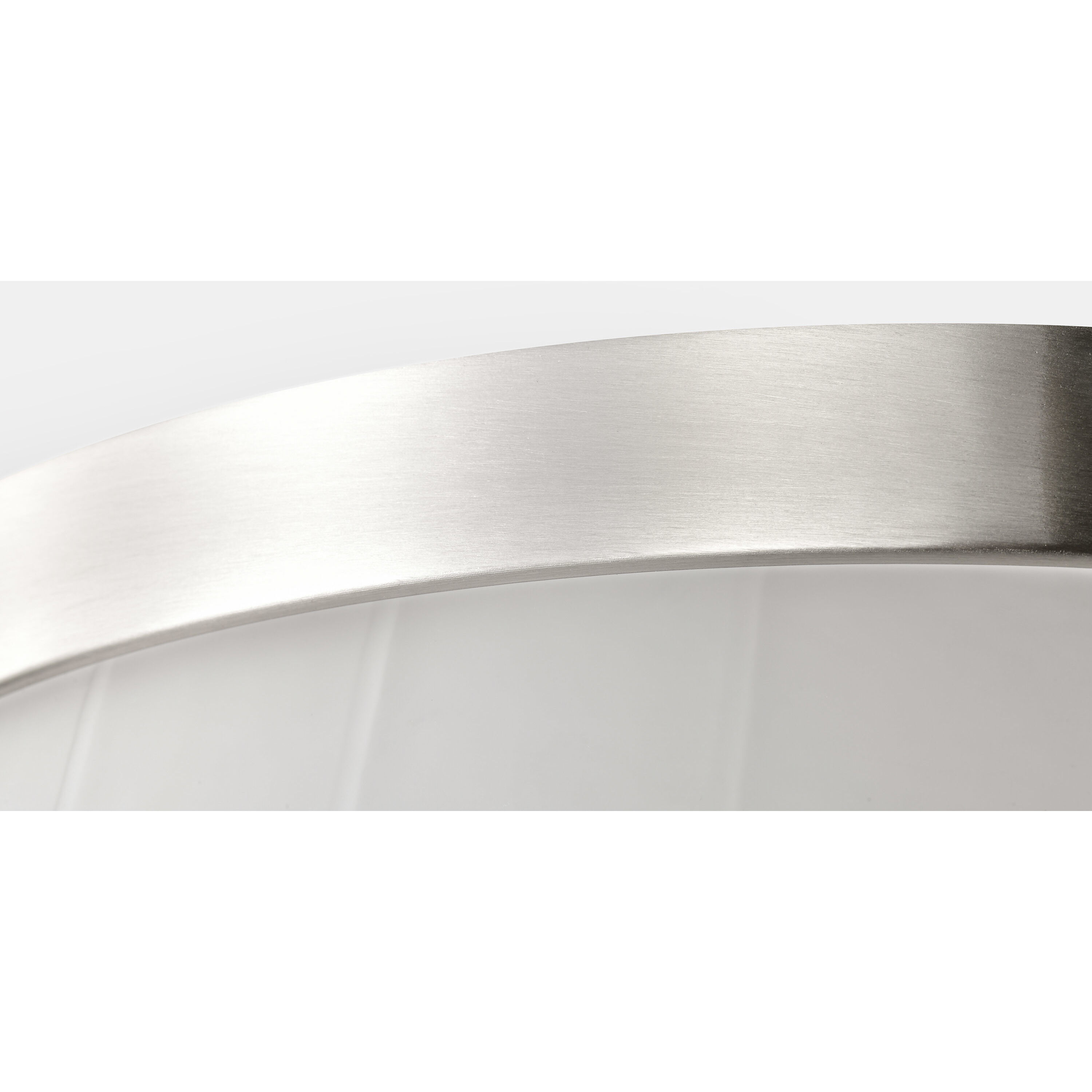 Lune 16 inch Brushed Nickel Flush Mount Ceiling Light