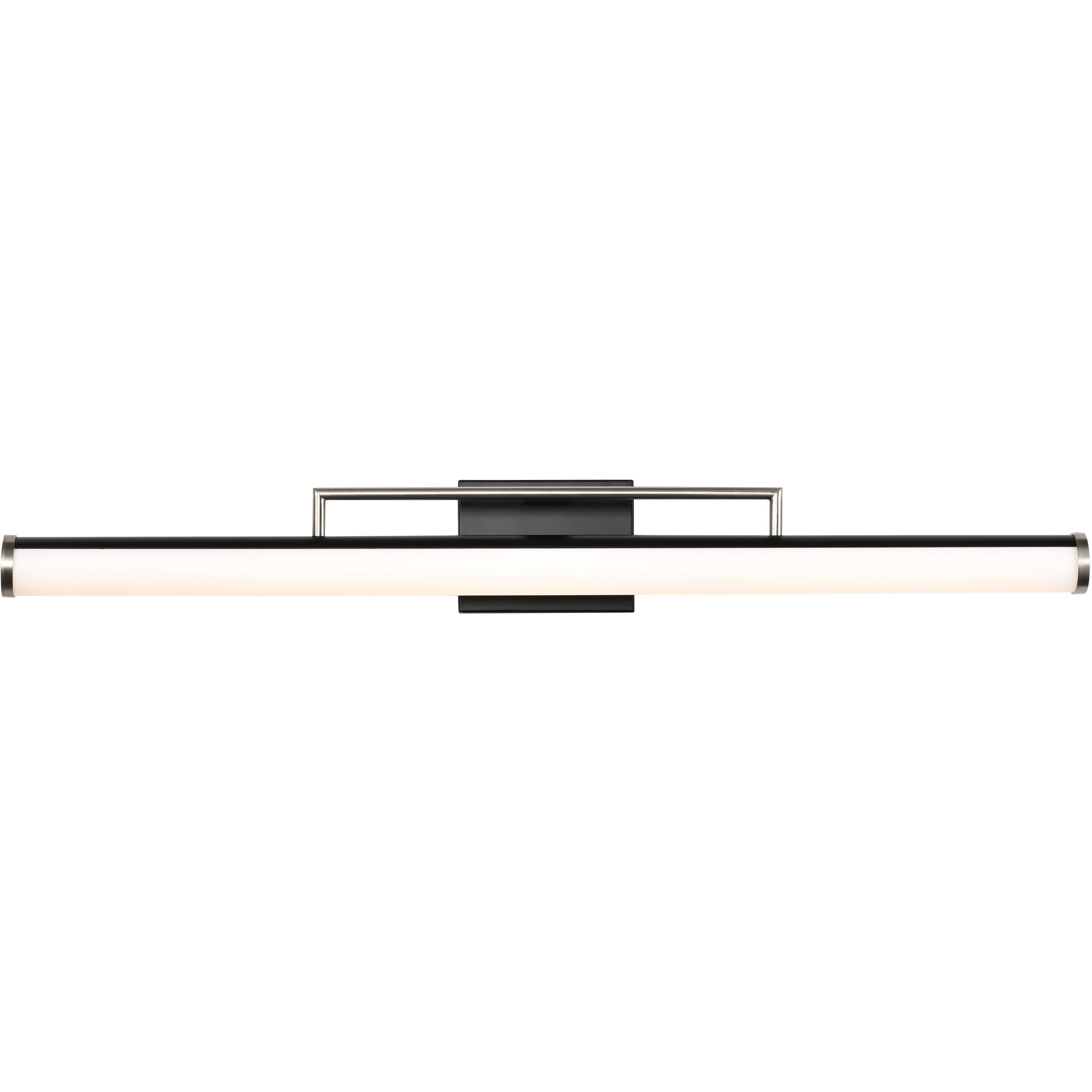 Solano LED 36 inch Black and Brushed Nickel Bath Vanity Light Wall Light