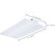 ColorQuick;PowerQuick LED 20 inch White Linear Ceiling Light