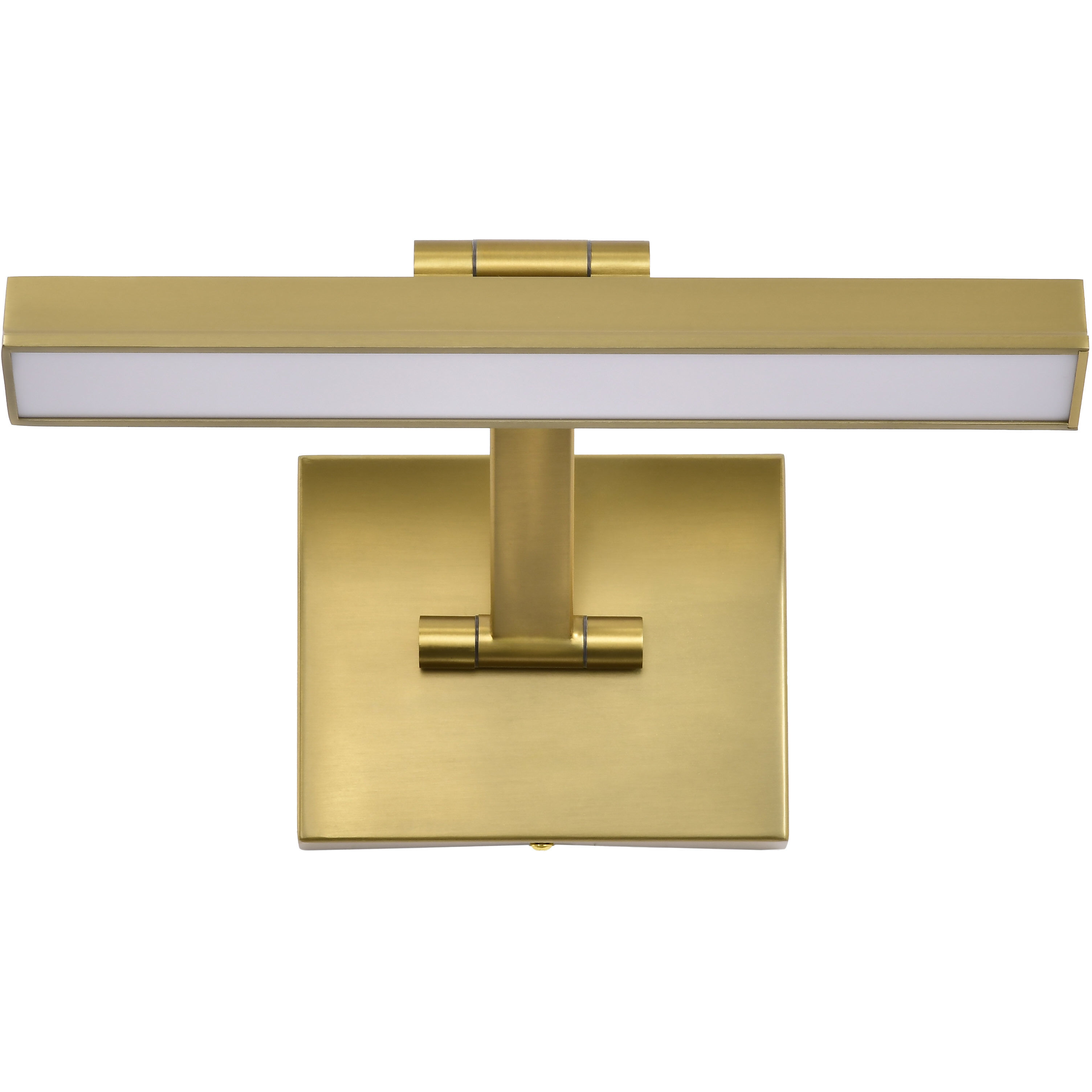 Hazel LED 12.2 inch Vintage Brass Vanity Wall Light