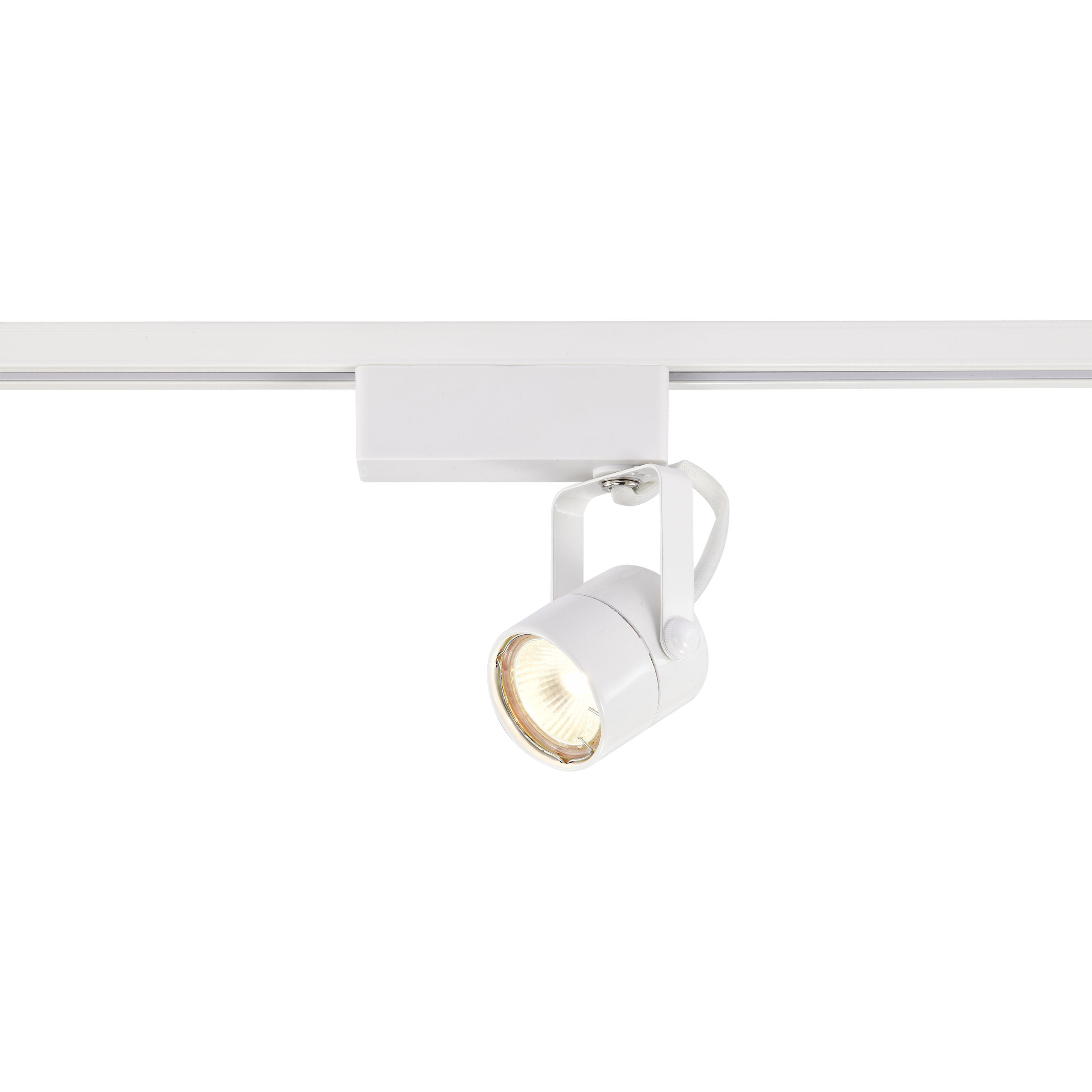 Brentwood 1 Light 12 White Track Lighting Ceiling Light, Round