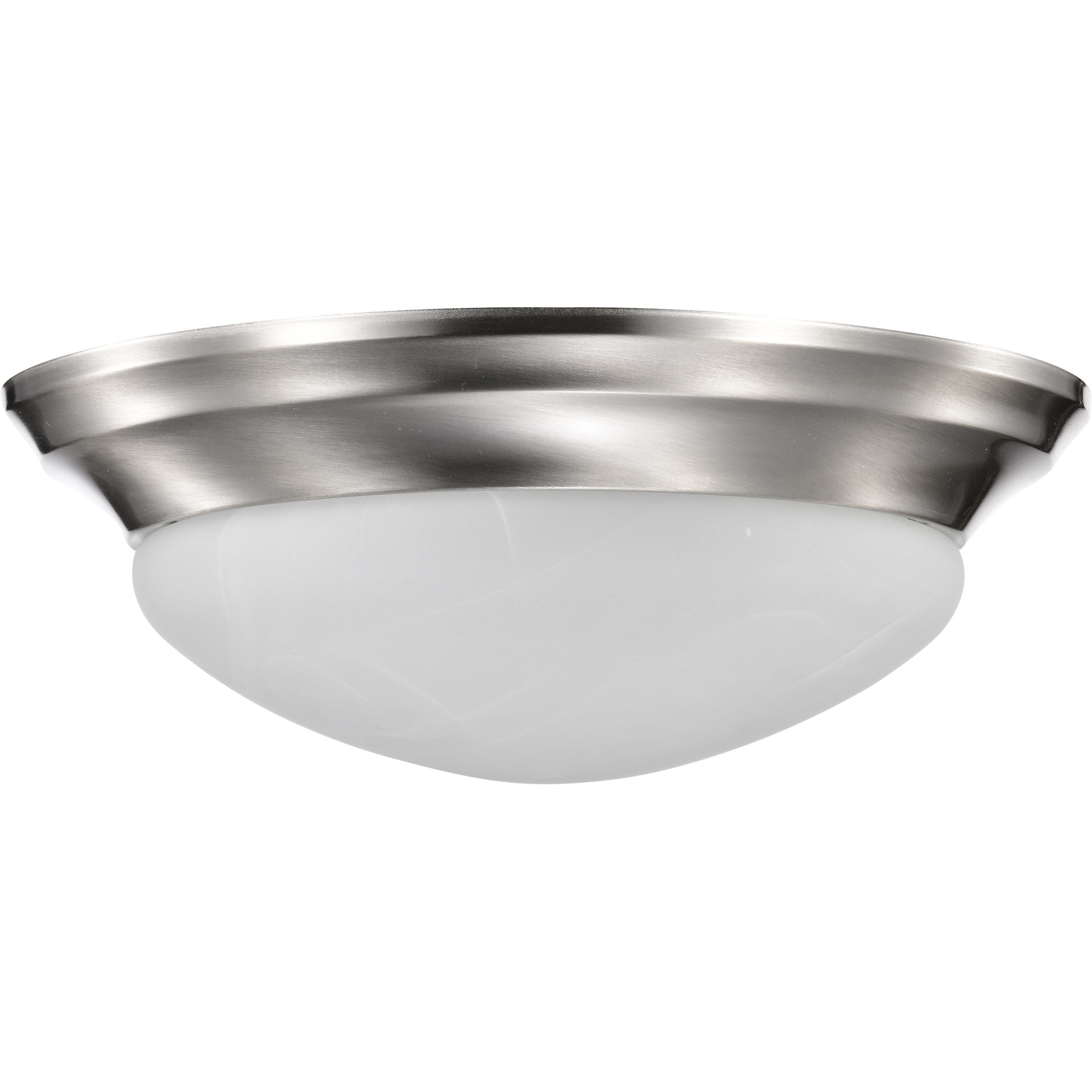 Brentwood 2 Light 14 inch Brushed Nickel Flush Mount Ceiling Light