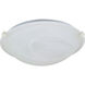 Brentwood 1 Light 12.5 inch Textured White Flush Mount Ceiling Light