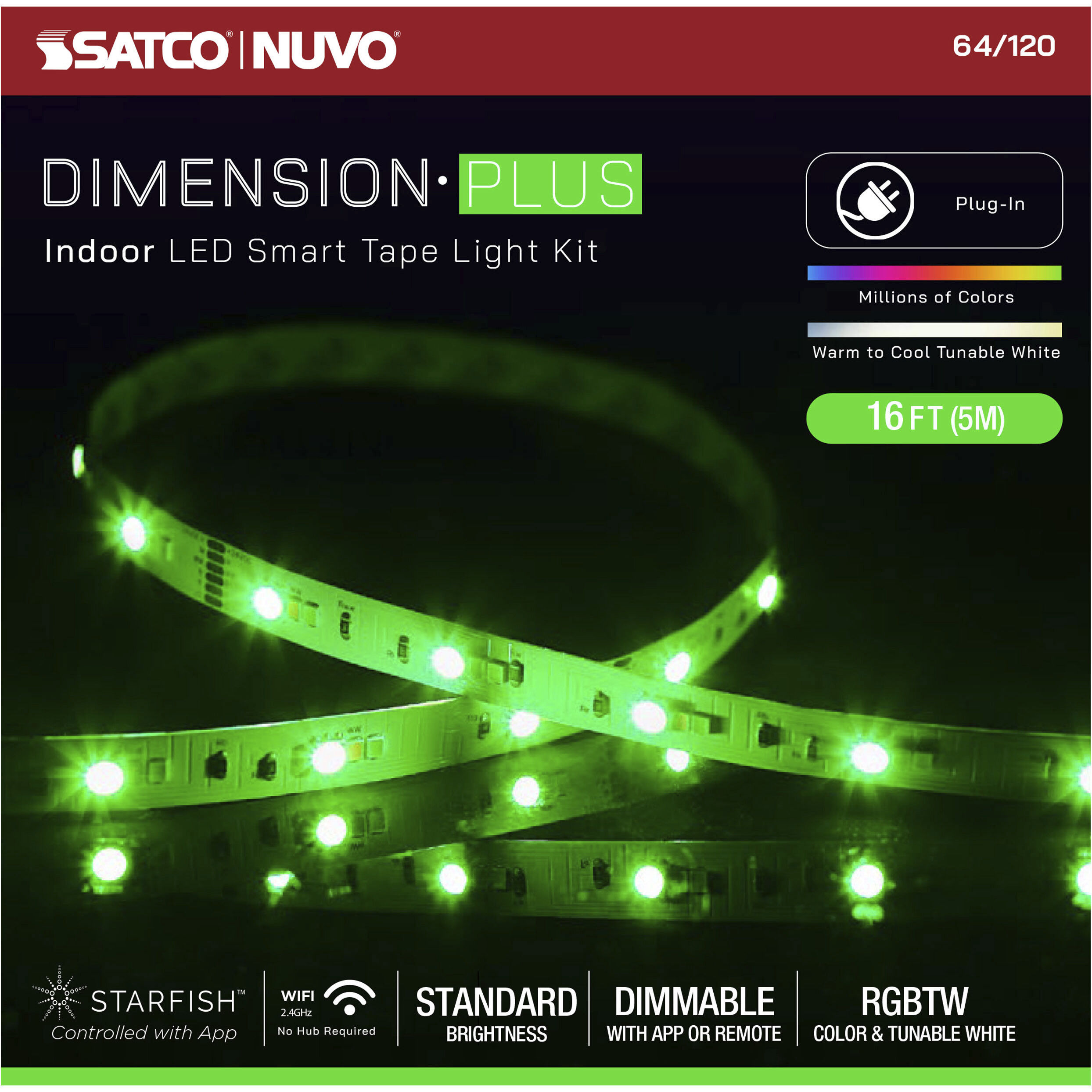 Dimension White 2700K 196.85 inch Tape Light