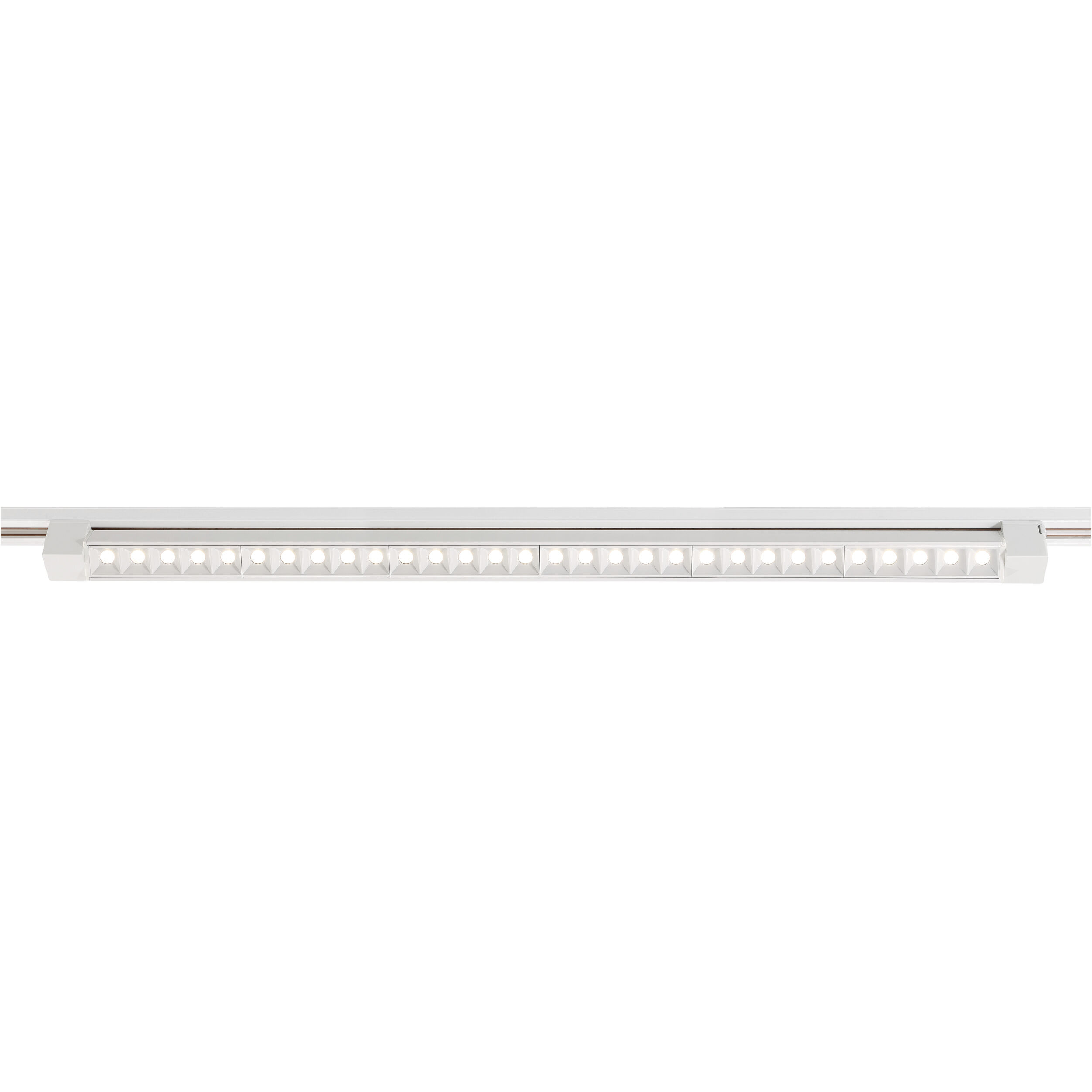Brentwood 120 White Track Head Ceiling Light