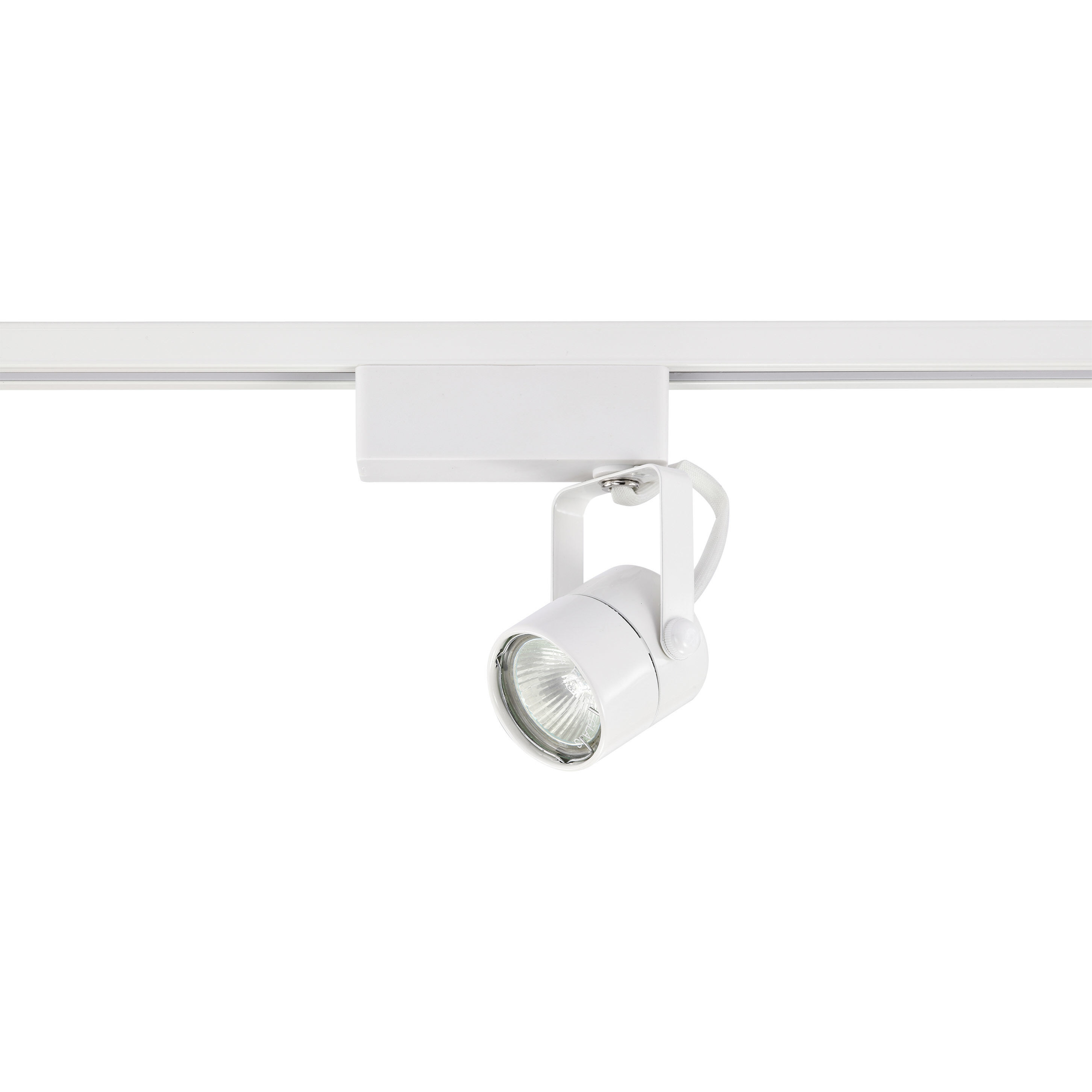 Brentwood 1 Light 12 White Track Lighting Ceiling Light, Round