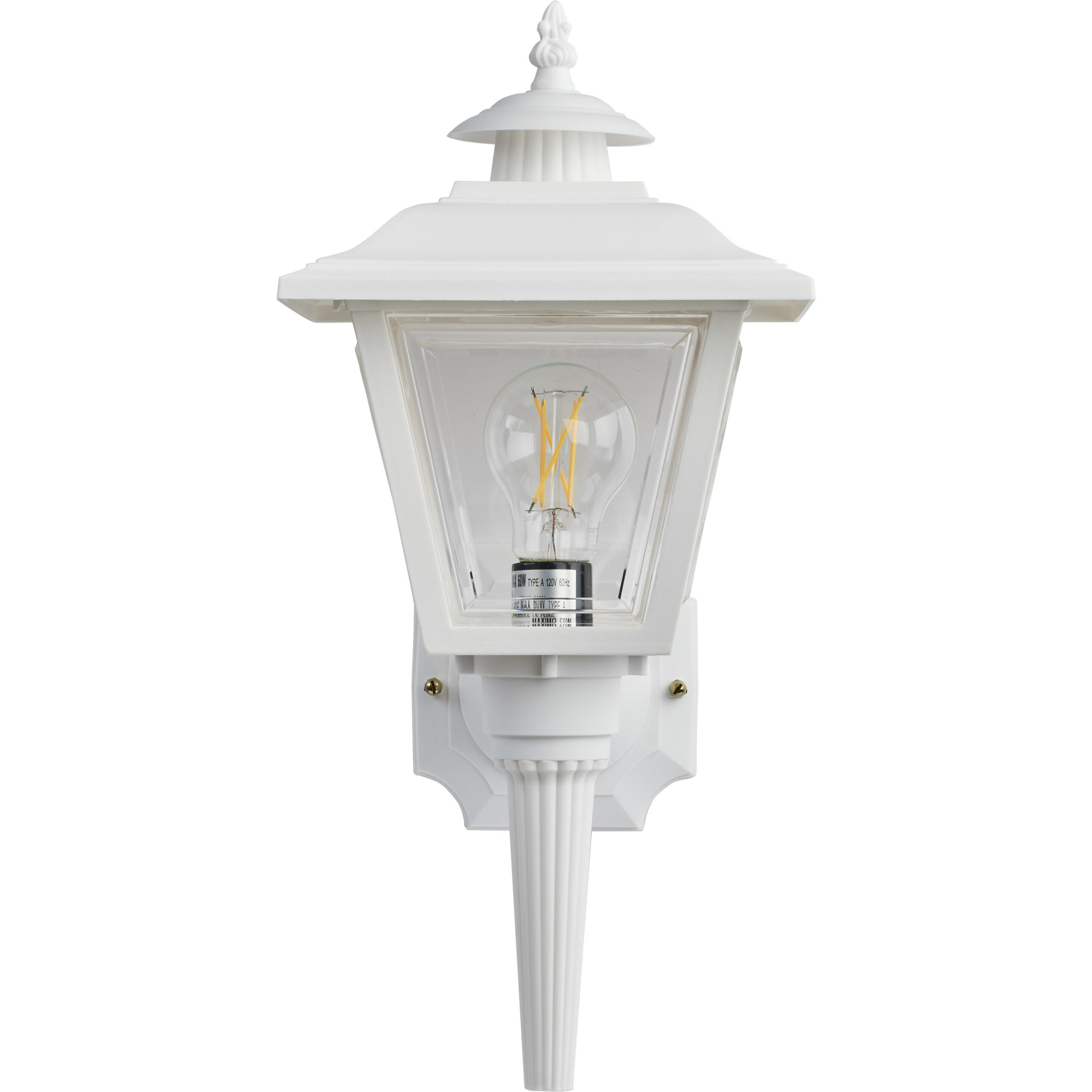 Brentwood 1 Light 17 inch White Outdoor Wall Lantern