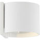 Lightgate LED 6 inch Matte White Wall Sconce Wall Light