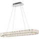 Asher LED 11.75 inch Polished Nickel Pendant Ceiling Light