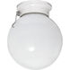 Brentwood 1 Light 6 inch White Flush Mount Ceiling Light