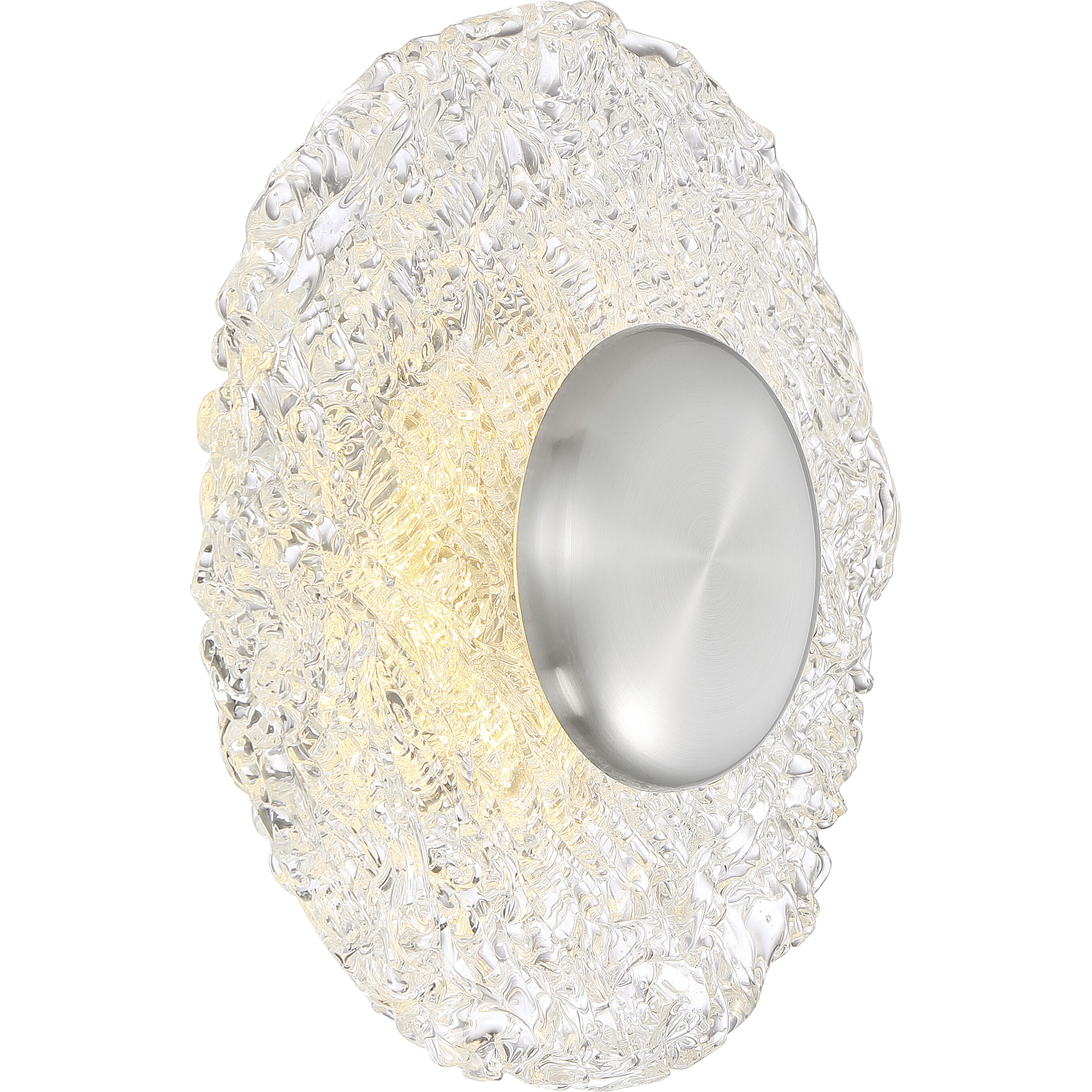 Riverbed LED 10.25 inch Polished Nickel Flush Mount Ceiling Light