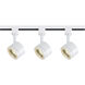 Brentwood 3 Light 120V White Track Kit Ceiling Light