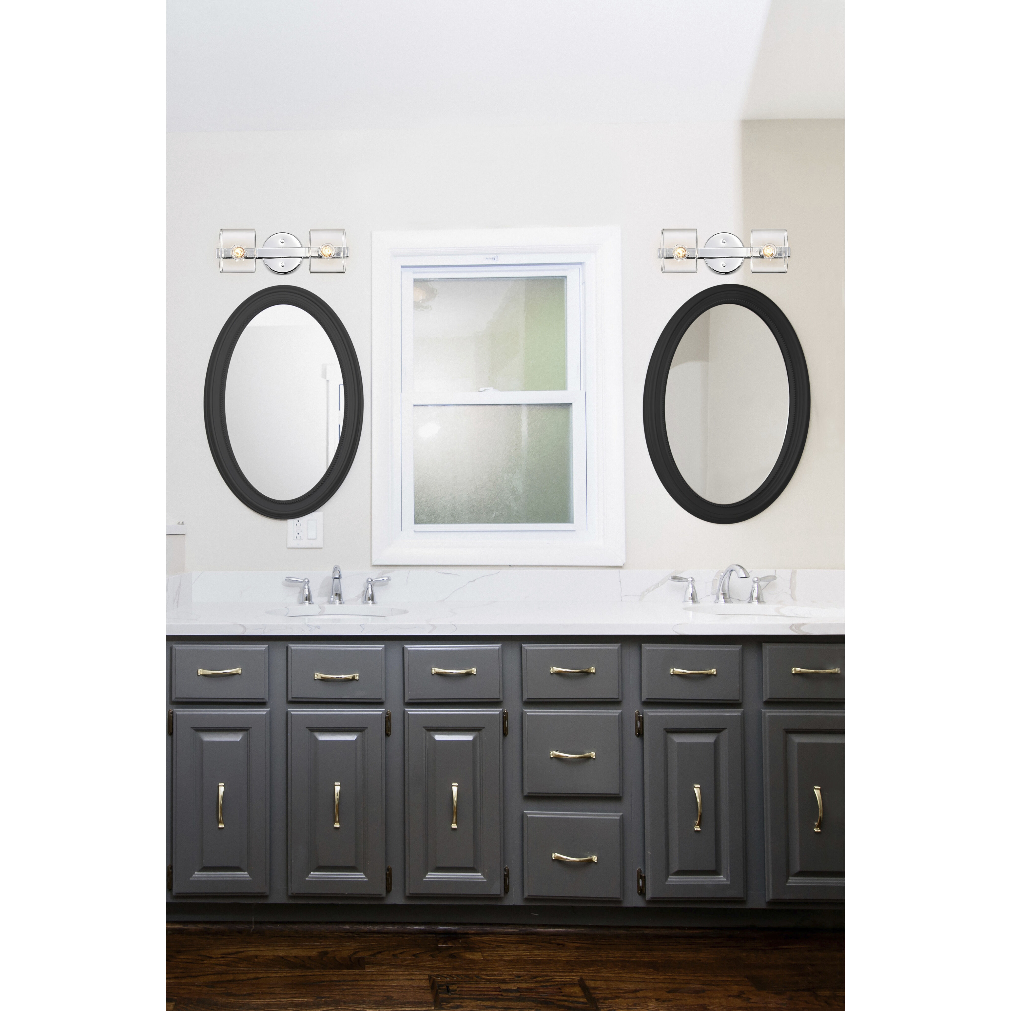 Marlowe 2 Light 15.5 inch Polished Nickel Vanity Light Wall Light