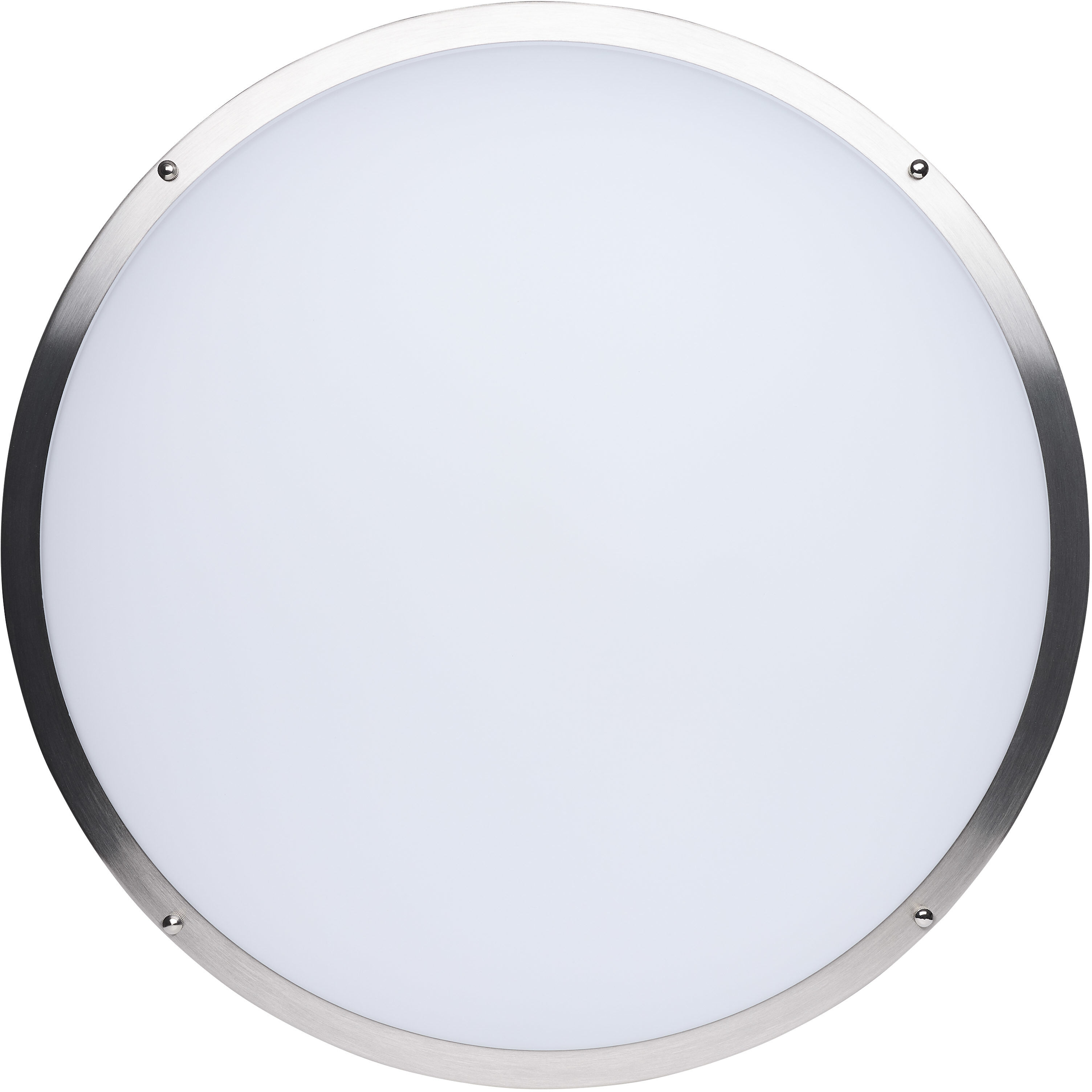 Glamour LED 23.62 inch Brushed Nickel Flush Mount Ceiling Light