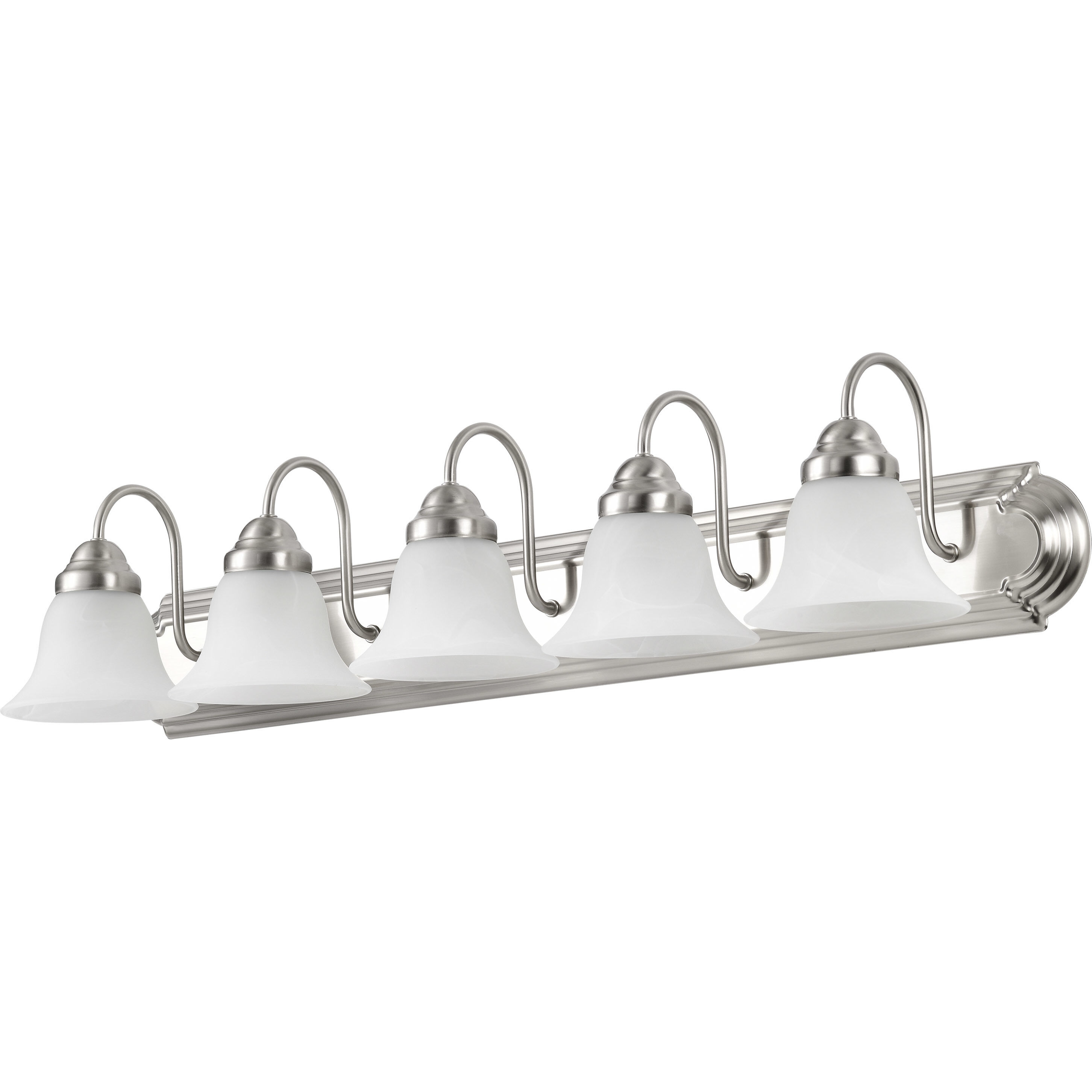 Ballerina 5 Light 36 inch Brushed Nickel Vanity Light Wall Light